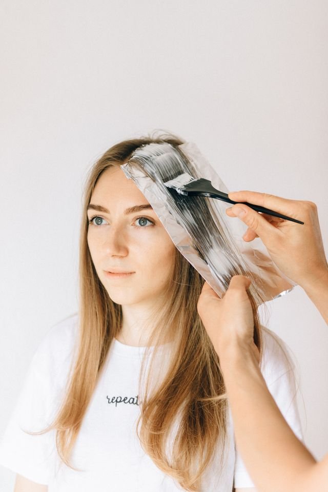Hair colouring and styling